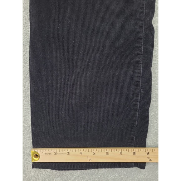 Talbots‎ Corduroy Pants Sz 6 Black Signature Boot Mid Rise 30X31 Stretch Preppy - Picture 11 of 12